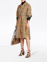Thumbnail for your product : Burberry Tie-waist Vintage Check Cotton Shirt