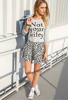 Thumbnail for your product : Forever 21 Not Your Wifey Crop Top