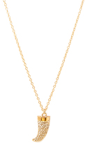 Thumbnail for your product : Forever 21 Rhinestone Tusk Pendant Necklace