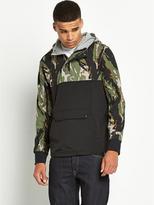 Thumbnail for your product : Converse Mens Cons Mixed Media Half Zip Hoody