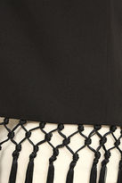 Thumbnail for your product : BB Dakota Aldred Black Fringe Blazer