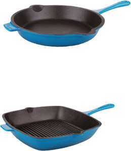 Berghoff Neo Cast Iron 2Pc Cookware Set, Blue