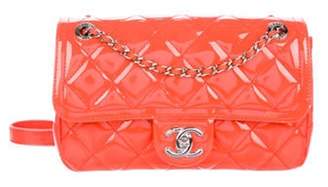 Chanel Small Coco Shine Flap Bag Orange Small Coco Shine Flap Bag