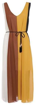 Quiz Mustard And Cream Stripe Floaty Dress