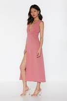 Thumbnail for your product : Nasty Gal Womens Deep On Dancing Midi Dress - pink - 14