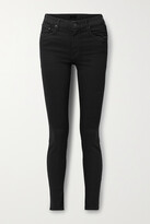Thumbnail for your product : Mother The Looker High-rise Skinny Jeans - Black - 29
