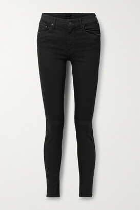 Mother The Looker High-rise Skinny Jeans - Black - 29