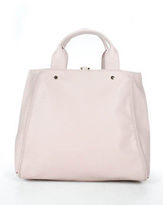 Thumbnail for your product : Neiman Marcus Light Pink Leather Gold Tone Lobster Clasp Tote Handbag