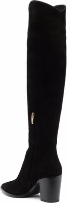 Gianvito Rossi Over-The-Knee Pointed Boots