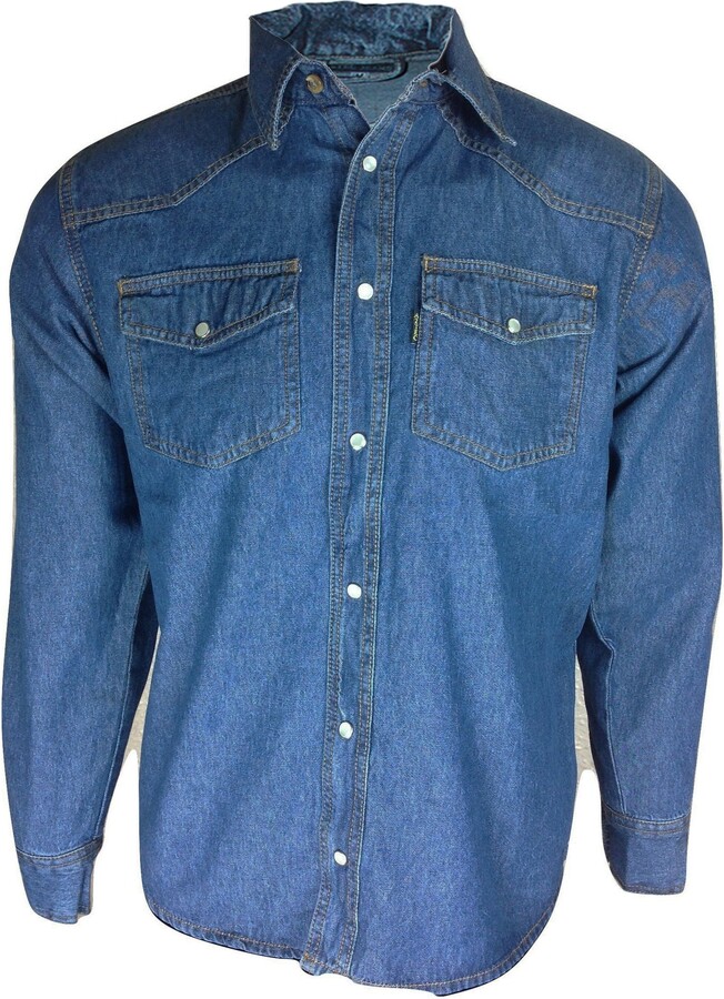 Denim Shirts Wrangler Fr Shirts Amazon Flame Resistant Denim Shirt