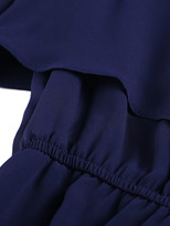 Thumbnail for your product : Choies Buttons Front Long Sleeve A-line Dress in Navy
