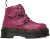 Thumbnail for your product : Dr. Martens Purple Devon Heart Platform Boots