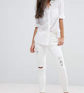 Thumbnail for your product : New Look Petite Ripped Skinny Jeans