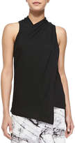Thumbnail for your product : Helmut Lang Ascend Sleeveless Twist-Neck Top, Black