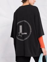 Thumbnail for your product : Lourdes logo-print T-shirt