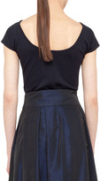 Thumbnail for your product : Akris Punto Scoop-Back Jersey Top