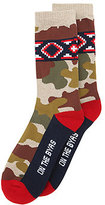 Thumbnail for your product : On The Byas Native Camo Crew Socks