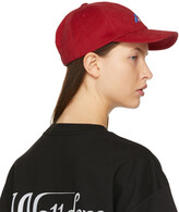 Thumbnail for your product : we11done Red Logo Cap