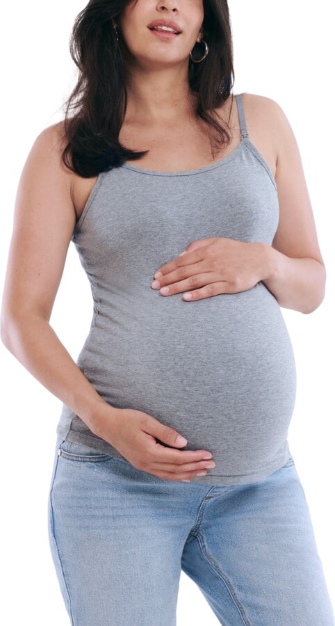 Motherhood Maternity Clip Down Nursing Tank Top Cami