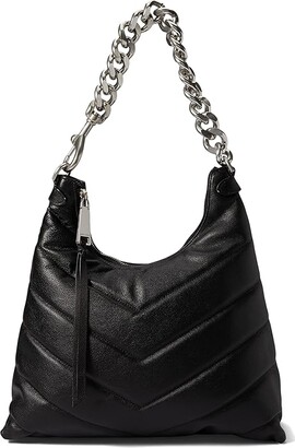 Rebecca Minkoff Edie Maxi Hobo (Black) Handbags