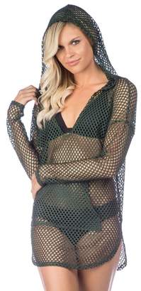 Green Dragon Nice Catch Fishnet Cover-Up
