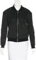 Thumbnail for your product : Anine Bing Wool-Blend Bomber Jacket