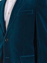 Thumbnail for your product : Alexander McQueen Single-breasted velvet blazer