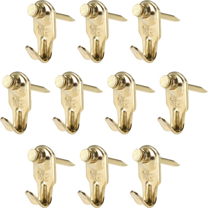 Unique Bargains Picture Hangers Frame Hanging Hooks Kit w Nails Holds