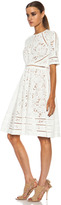 Thumbnail for your product : Zimmermann Roamer Day Cotton Dress in White