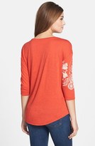 Thumbnail for your product : Lucky Brand Dotted Floral Tee