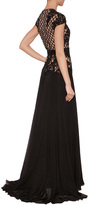 Thumbnail for your product : Murad Zuhair Silk Blend Gown with Beaded Overlay
