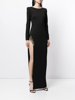 Thumbnail for your product : HANEY Gia side-slit gown