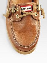 Thumbnail for your product : Hunter Contrast-Trim Boat Shoes