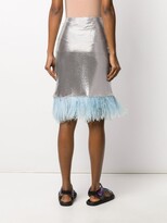 Thumbnail for your product : Christopher Kane Chain Mail Wrap Skirt