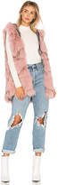 Thumbnail for your product : Jocelyn Cargo Coat With Fox Fur Sections