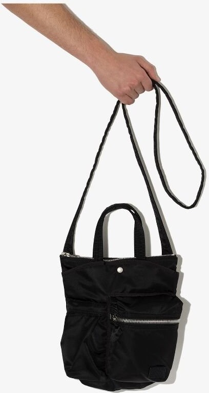Sacai X Porter-Yoshida & Co. Black Small Pocket Cross Body Bag