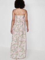 Thumbnail for your product : BERNADETTE Jules Pleated Floral Maxi Dress