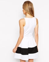 Thumbnail for your product : Boulee Marilyn Sleeveless Dress With Black Band