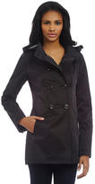 Thumbnail for your product : Jessica Simpson Double-Breasted Hooded Raincoat