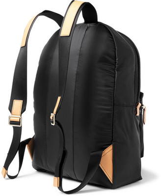 Paul Smith Leather-Trimmed Shell Backpack