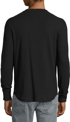 7 For All Mankind Thermal Henley T-Shirt