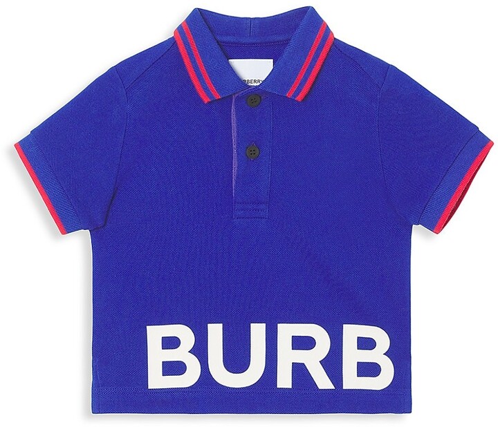 Burberry Baby Boy's & Little Boy's Logo Stripe-Trim Polo - ShopStyle