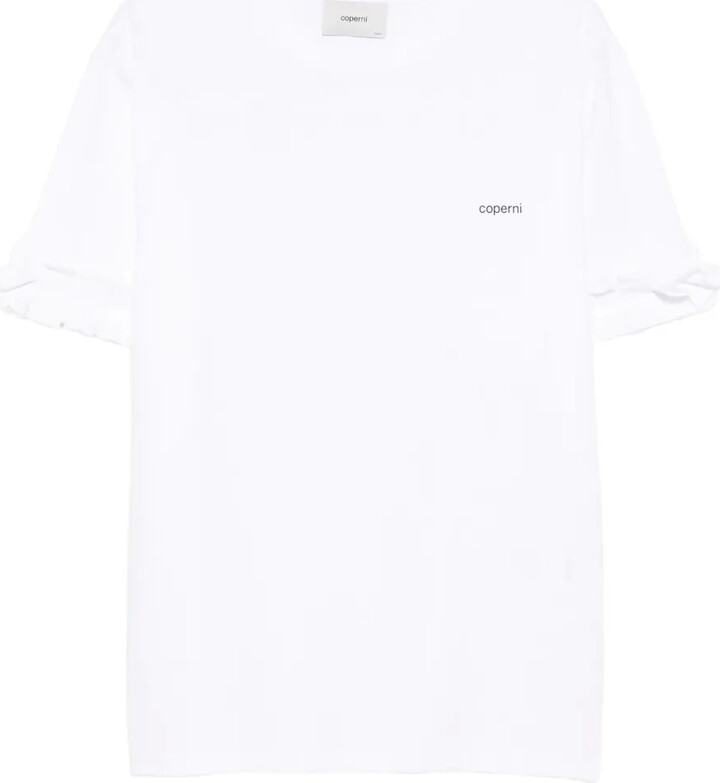 Coperni ruffle-sleeve T-shirt