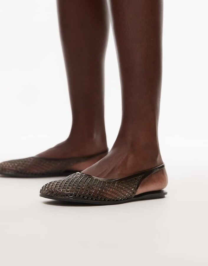 Topshop Crouch chunky lace up skater sneakers in yellow