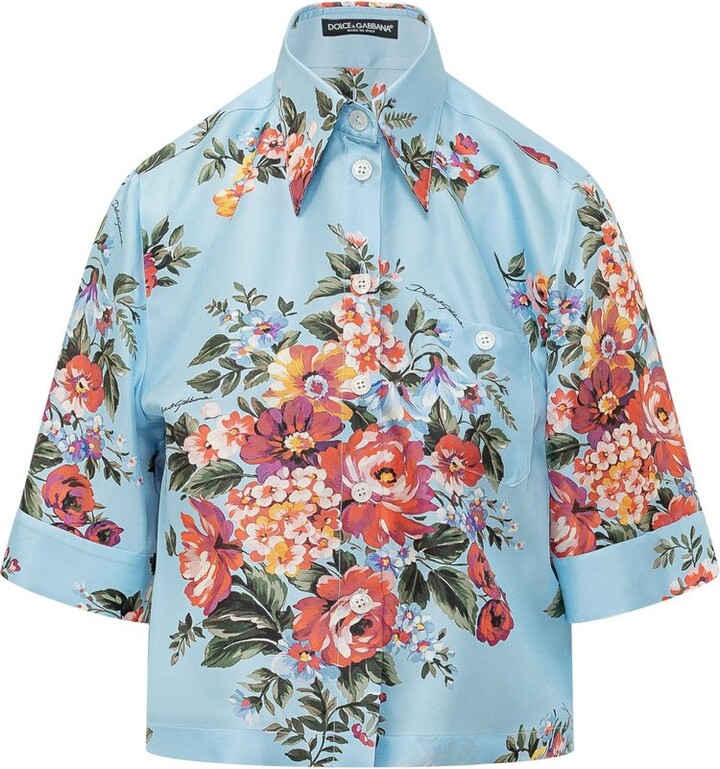 Dolce & Gabbana Floral Printed Shirt
