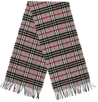 Burberry Cashmere & Wool-Blend Check Scarf