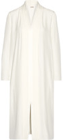 Thumbnail for your product : Adam Lippes Pleated Crepe Midi Dress - Ivory