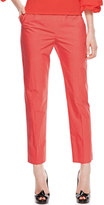 Thumbnail for your product : Paule Ka Cotton Trouser Pants, Hibiscus