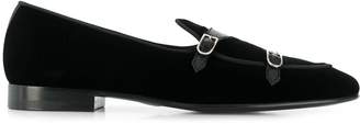 Edhen Milano velvet monk shoes