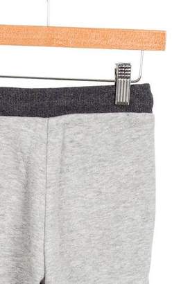 Vince Girls' Metallic-Accented Two-Tone Sweatpants
